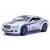 Металлическая машинка Kinsmart 1:38 «2012 Bentley Continental GT Speed с принтом» KT5369DF, инерционная / Серебристый
