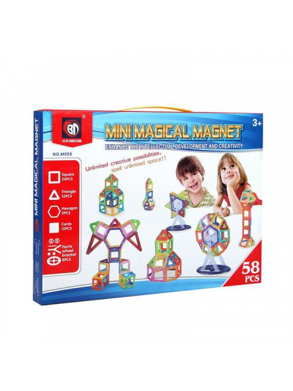 Магнитный конструктор «Мини магический магнит» M058 / 58 деталей