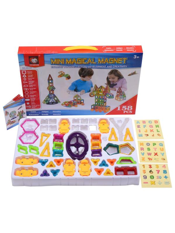 Магнитный конструктор «Мини магический магнит» M158 / 158 деталей