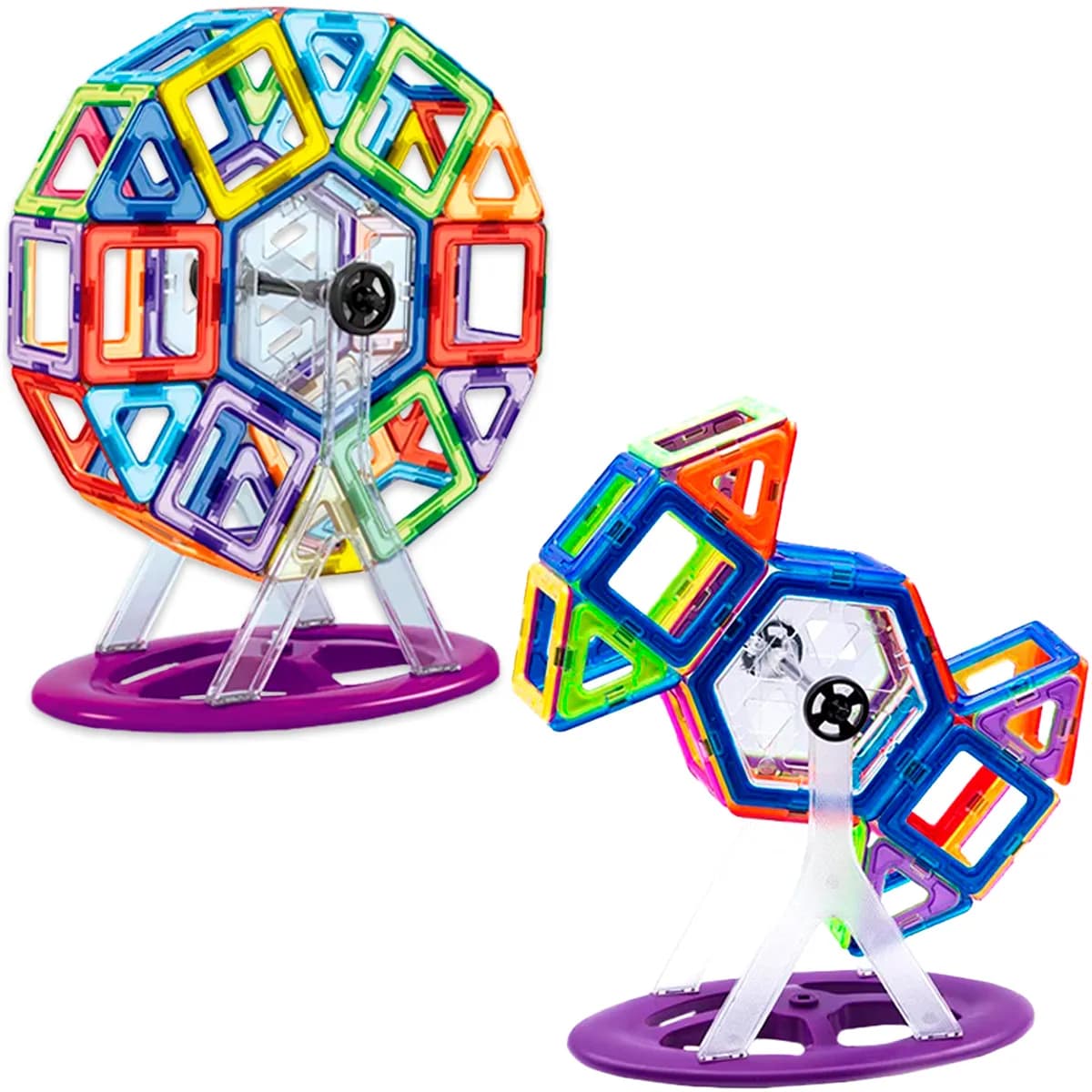 Конструктор магнитный в сундучке, 1601 / 62 детали