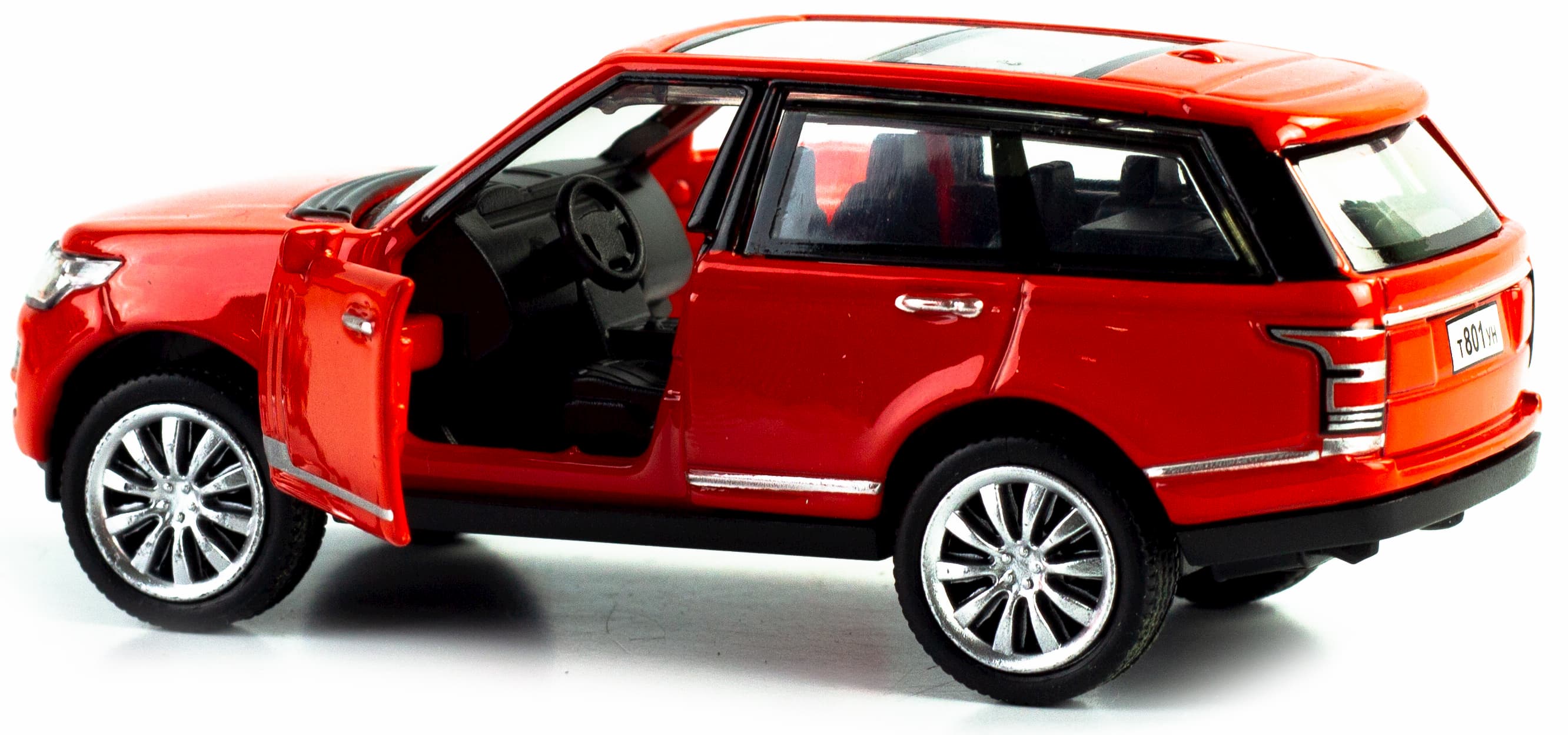 Машинка металлическая 1:50 Play Smart «Range Rover Vogue» 6524D, инерционная / Красный