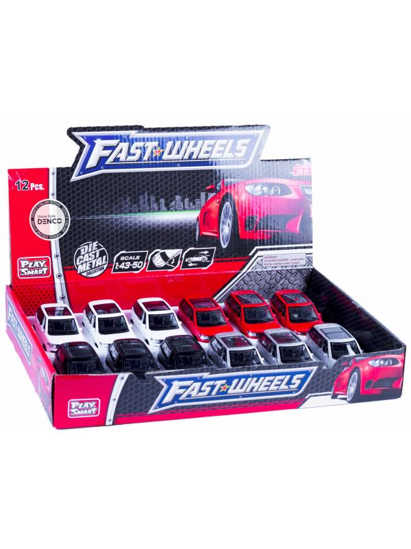 Машинка металлическая 1:50 Play Smart «Range Rover Vogue» 6524D, инерционная / Красный