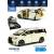 Металлическая машина Che Zhi 1:24 «Lexus LM300h» CZ119А, 20.5 см., инерционная, свет, звук / Белый