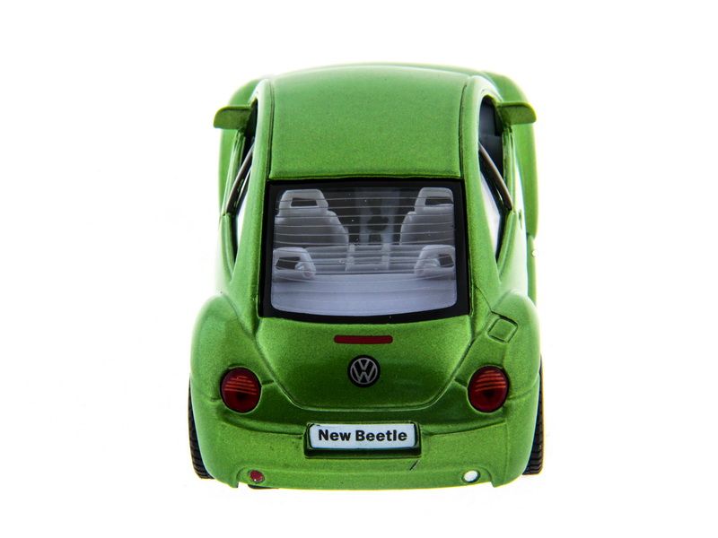 Металлическая машинка Kinsmart 1:32 «Volkswagen Beetle New» KT5028D, инерционная / Зеленый