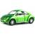 Металлическая машинка Kinsmart 1:32 «Volkswagen Beetle New» KT5028D, инерционная / Зеленый