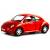 Металлическая машинка Kinsmart 1:32 «Volkswagen Beetle New» KT5028D, инерционная / Красный