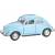 Металлическая машинка Kinsmart 1:32 «1967 Volkswagen Classical Beetle (Пастельные цвета)» KT5375D инерционная / Голубой
