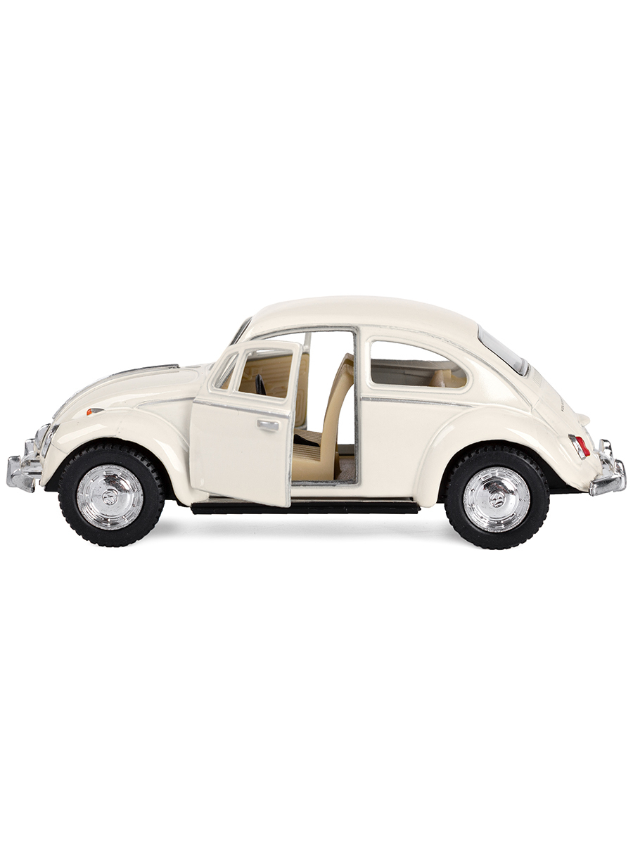 Металлическая машинка Kinsmart 1:32 «1967 Volkswagen Classical Beetle (Пастельные цвета)» KT5375D инерционная / Бежевый