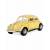 Металлическая машинка Kinsmart 1:32 «1967 Volkswagen Classical Beetle (Пастельные цвета)» KT5375D инерционная / Желтый