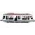 Металлический трамвай 1:50 «Трамвай современный» XL80190-6L, Tramcar, инерционный, звук, свет / Серый