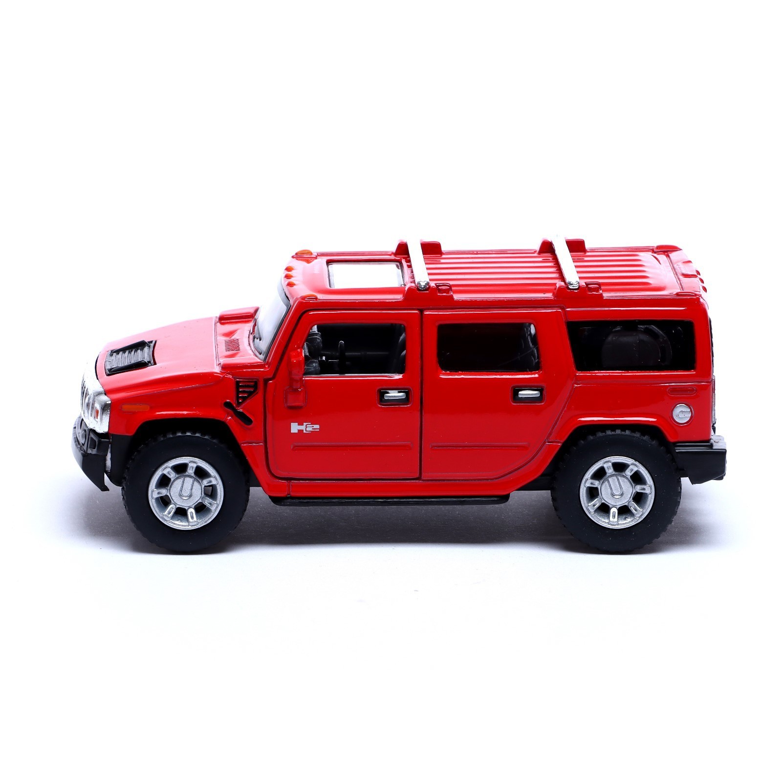 Металлическая машинка Kinsmart 1:40 «2008 Hummer H2 SUV» KT5337D инерционная / Красный