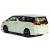Металлическая машинка Che Zhi 1:24 «Toyota Alphard Hybrid E-Four» 20 см. CZ120A инерционная, свет, звук / Белый
