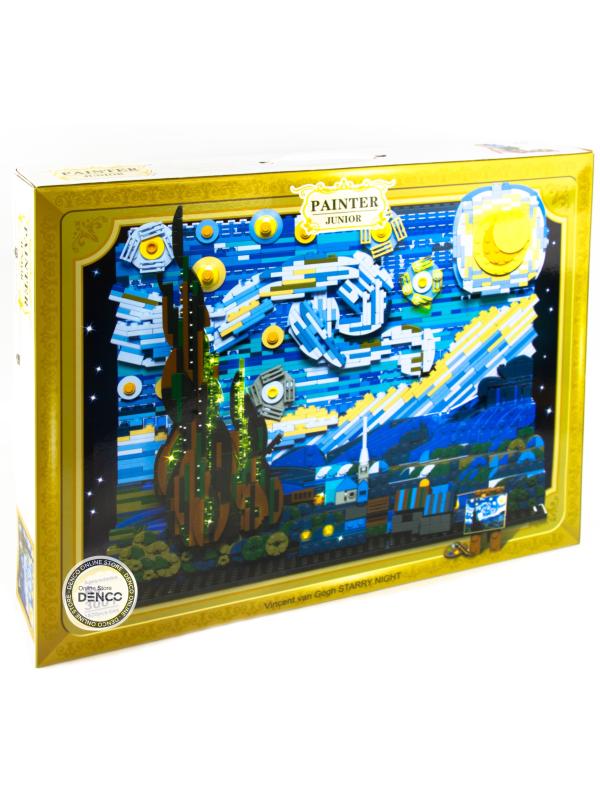 Конструктор DK «‎Картина Ван Гога: Звёздная ночь»‎ 3001 / 1830 деталей