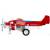 Металлический самолет «Courier Express» 14 см. 603, инерционный / Красный
