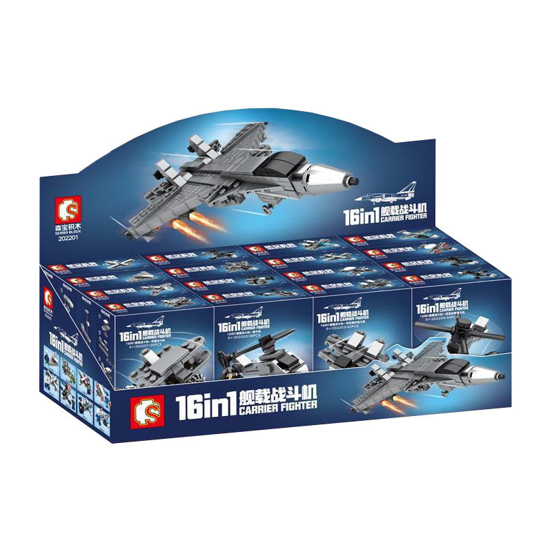 Набор конструкторов Sembo Block «Истребитель» Г202201-216 / 595 деталей
