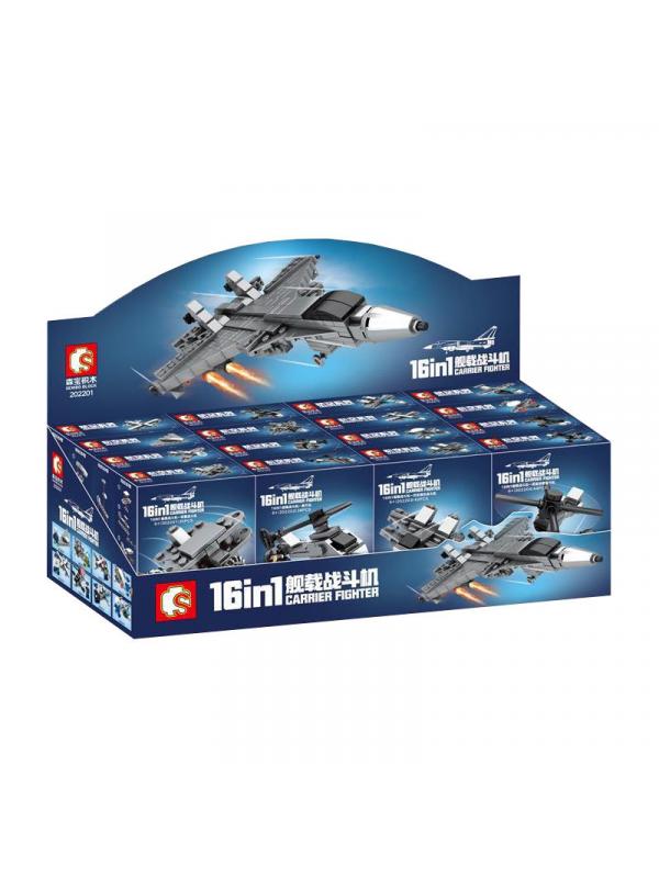 Набор конструкторов Sembo Block «Истребитель» Г202201-216 / 595 деталей