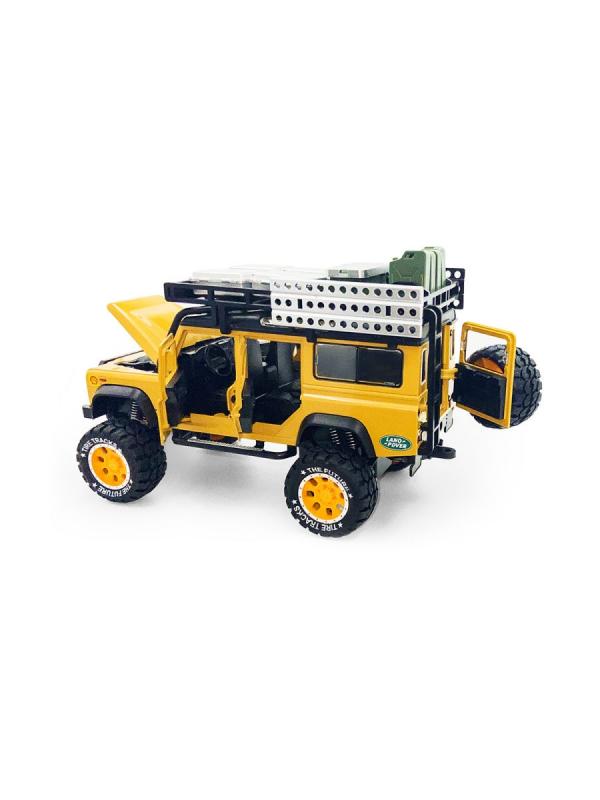 Металлическая машинка Newao Model 1:28 «Land Rover Defender» 18 см. A2833A инерционная, свет, звук в коробке / Микс