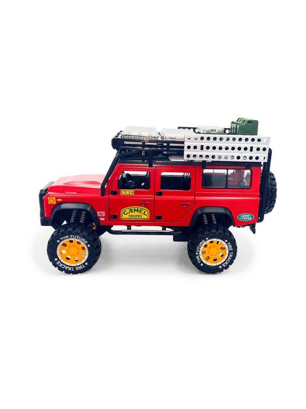 Металлическая машинка Newao Model 1:28 «Land Rover Defender» 18 см. A2833A инерционная, свет, звук в коробке / Микс
