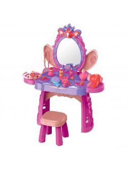 Детский туалетный столик 74 см «Маленькая Принцесса» со световыми и звуковыми эффектами, 37 аксессуаров / 8224AC/BC