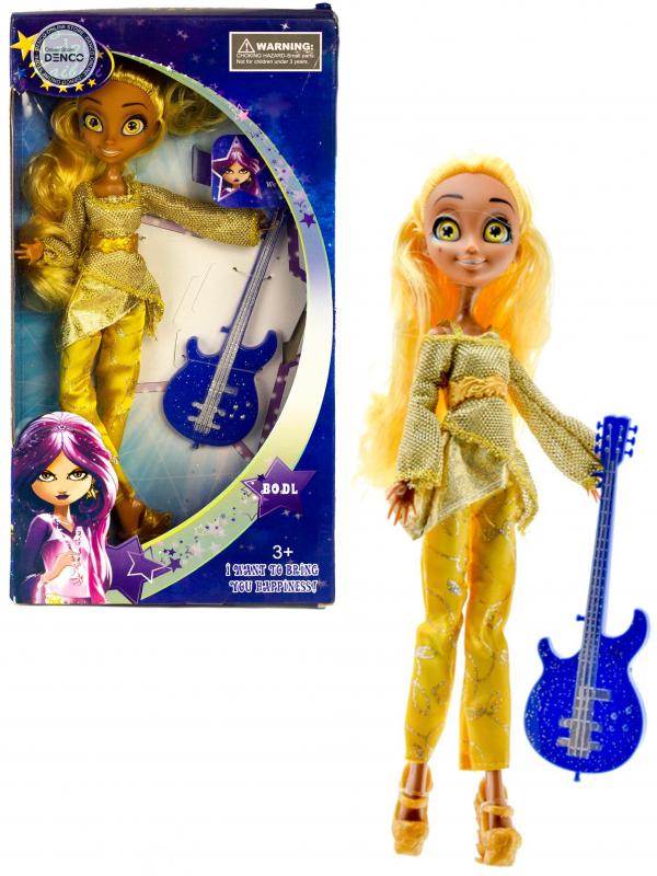 Шарнирная кукла Girl Kaibibi «Звездная принцесса» 27 см, Д090 / Золотой