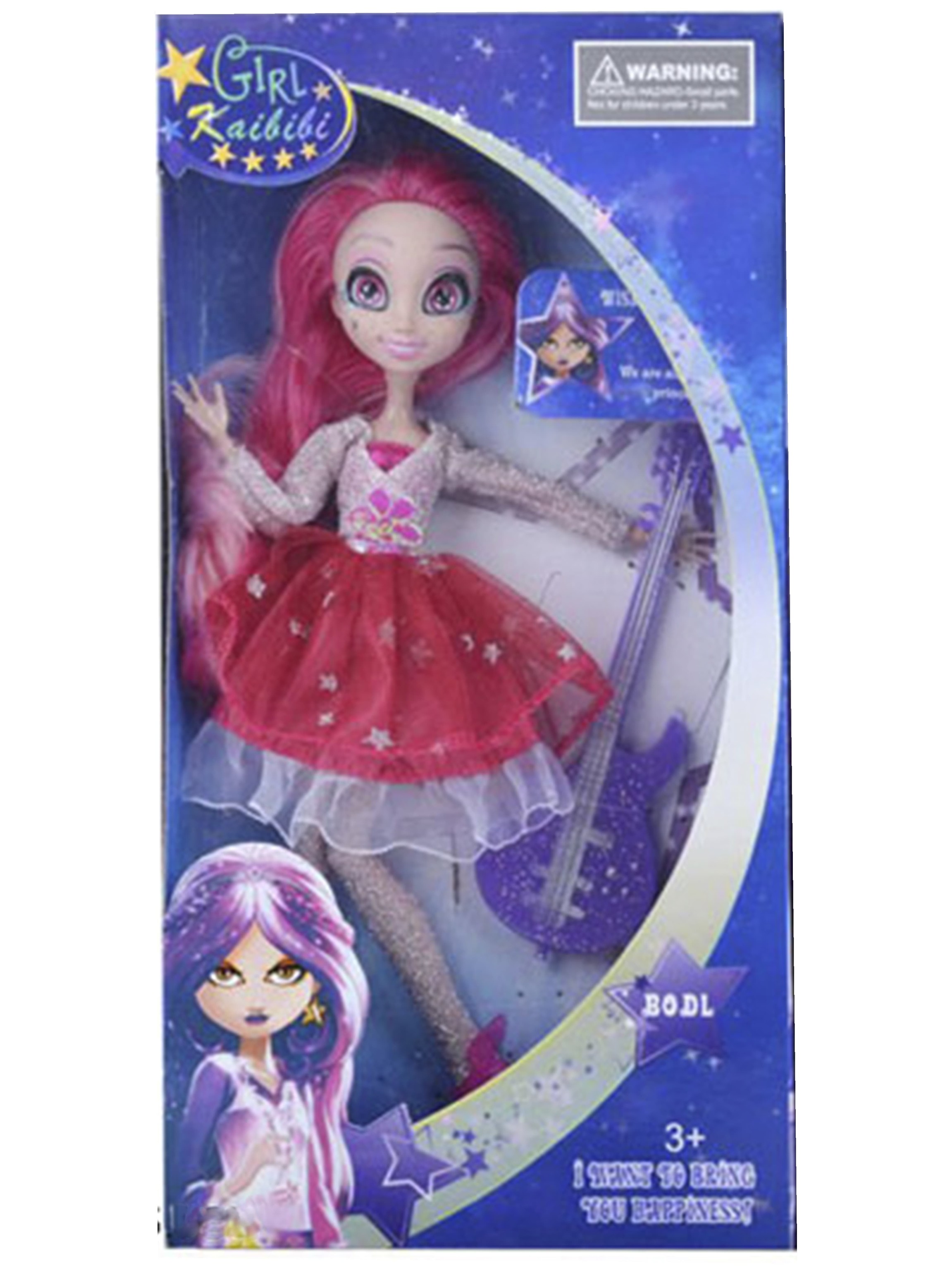 Шарнирная кукла Girl Kaibibi «Звездная принцесса» 27 см, Д090 / Красный