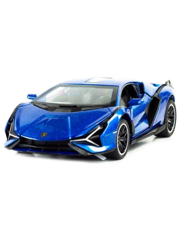 Металлическая машинка Double Horses 1:32 «Lamborghini Sian FKP 37» 32611 свет и звук, инерционная / Микс