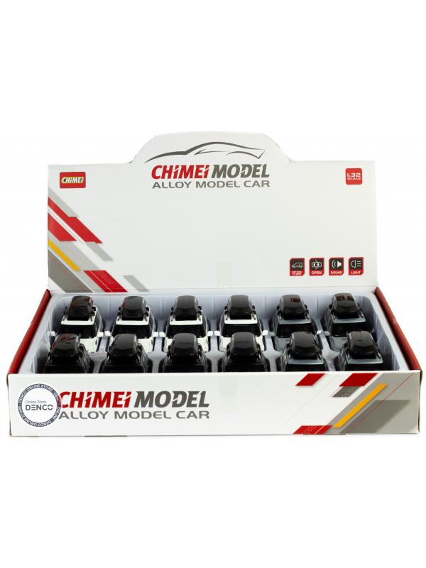 Металлическая машинка Chimey Model 1:32 «Nissan Patrol» M324 инерционная, свет, звук / Черный