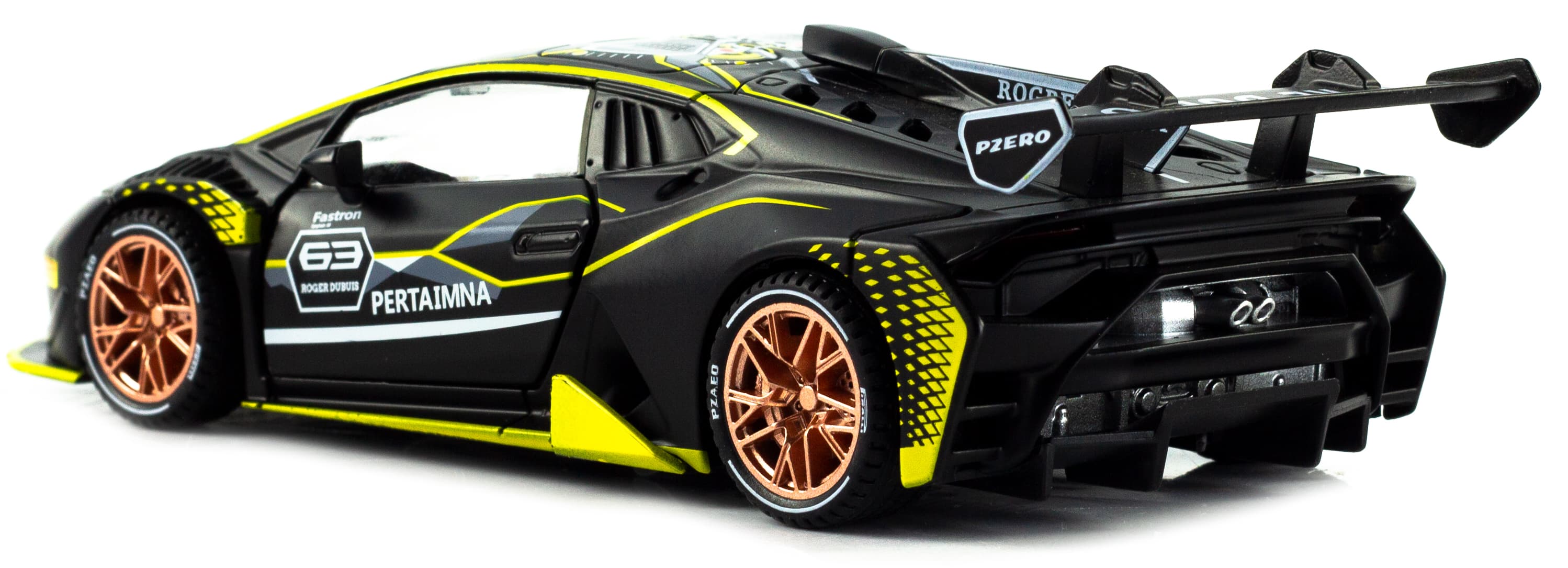 Металлическая машинка Chimei Model 1:32 «Lamborghini Huracan Super Trofeo EVO 10th» A320, инерционная, свет, звук / Микс