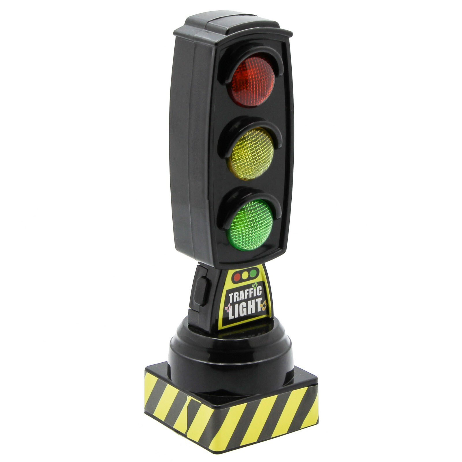 Игрушечный светофор «Traffic Light» 6636, 13 см., работает от батареек, свет, звук / Микс