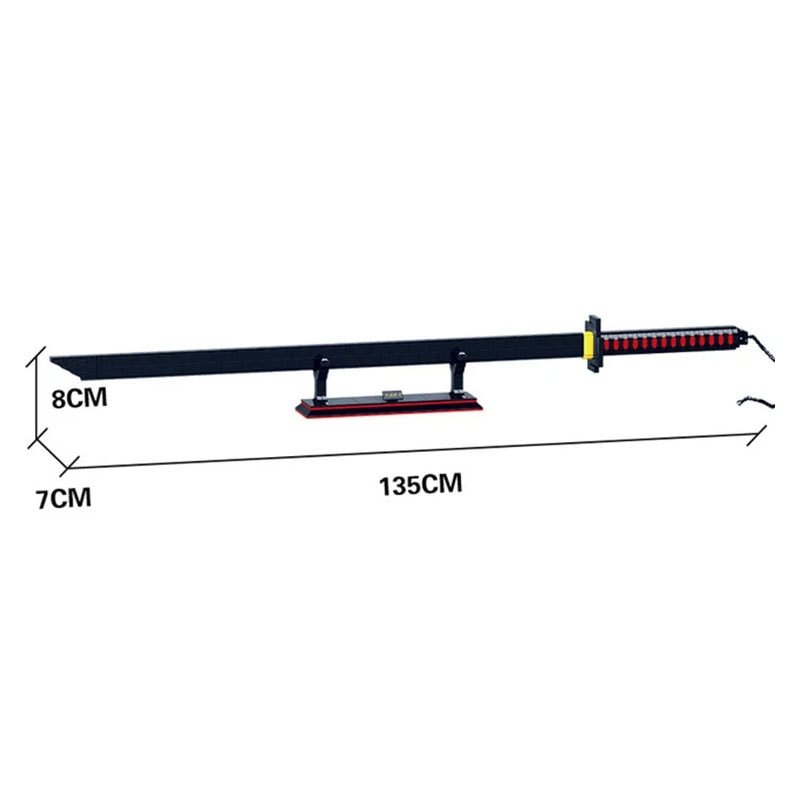 Конструктор DK 1:1 «‎Коллекционная модель: Катана Тенса Зангетсу (Блич)» 7001 / 898 деталей