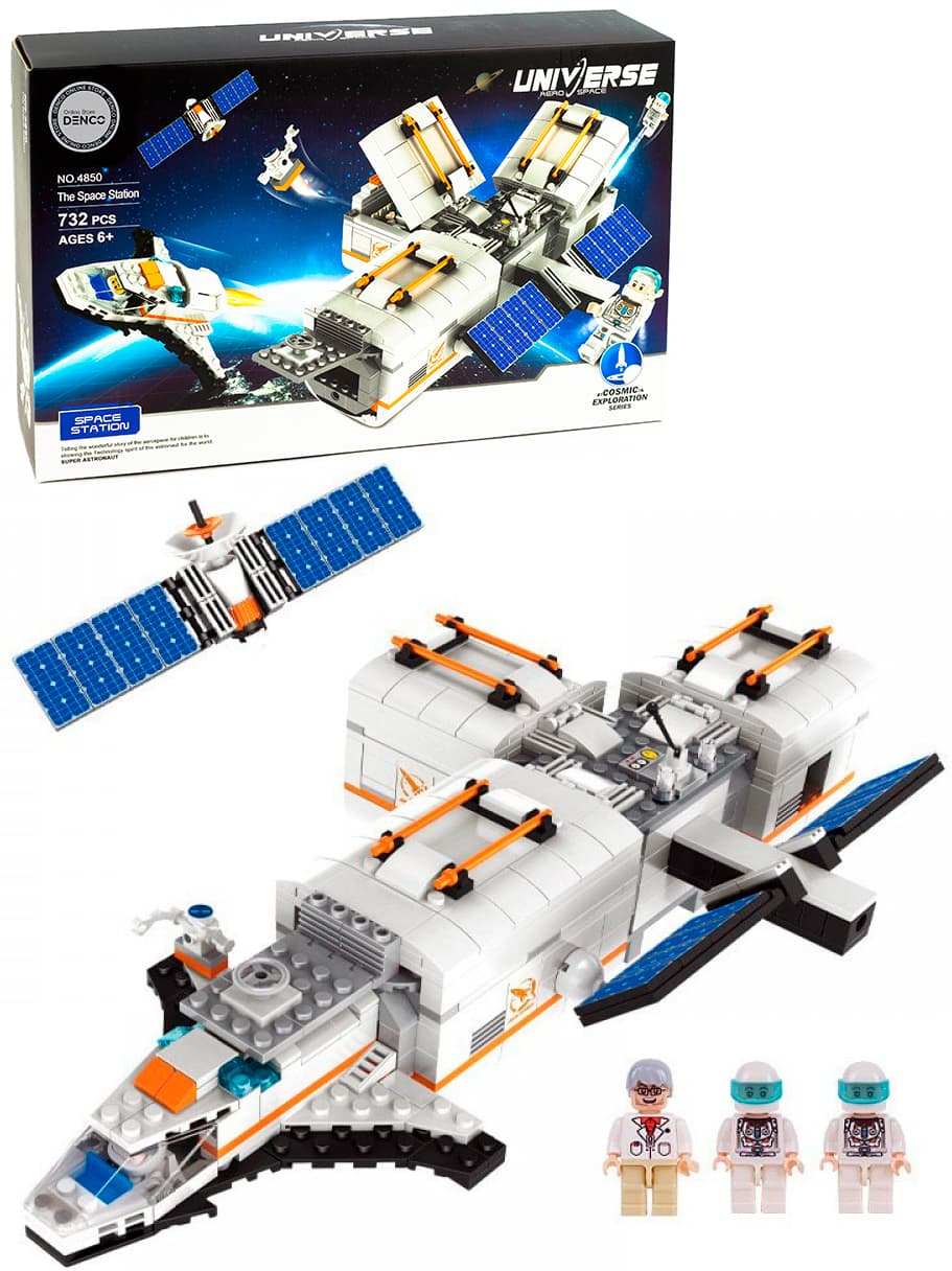Конструктор Wange «Лунная космическая станция» 4850 / 732 детали