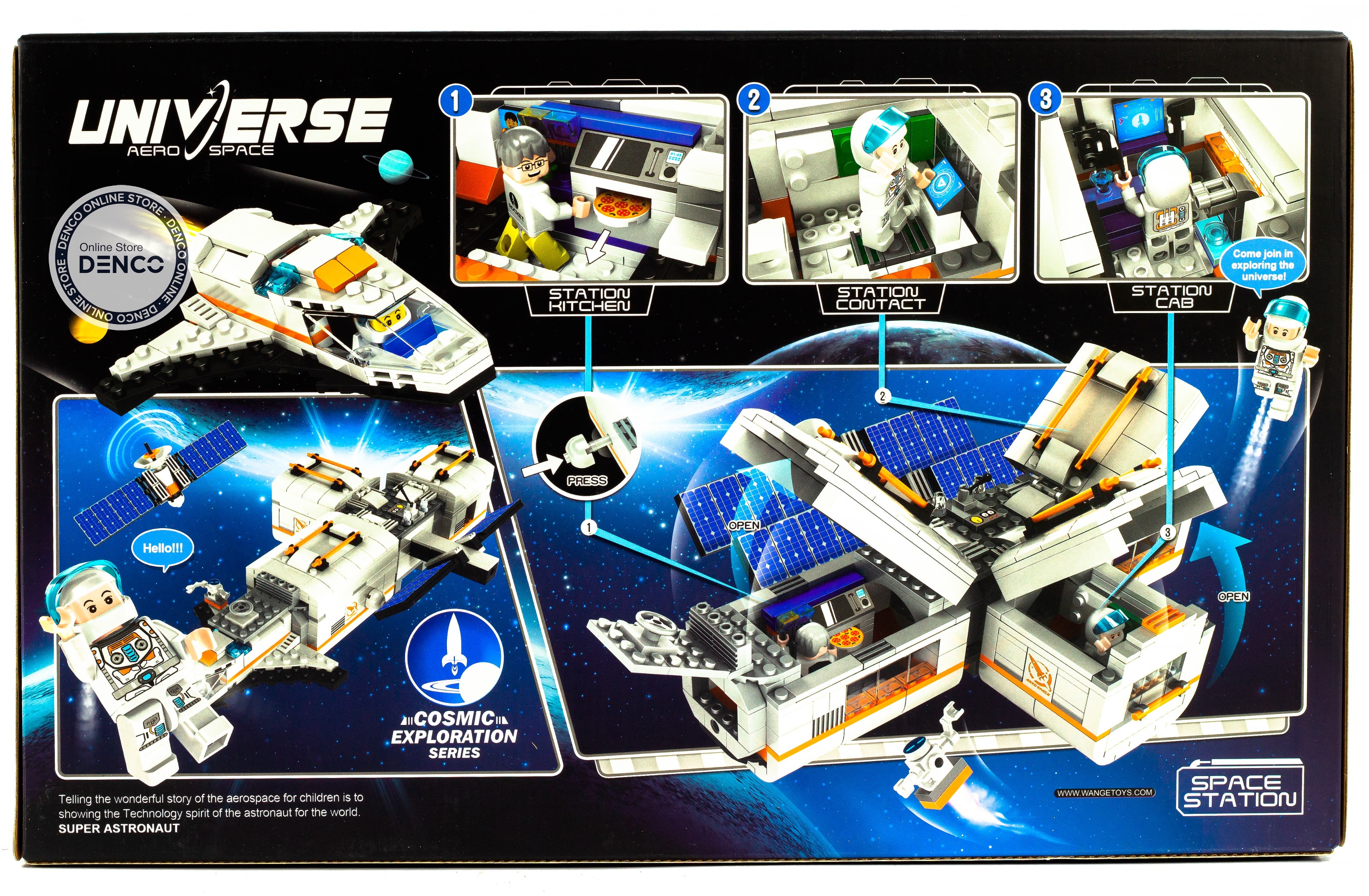 Конструктор Wange «Лунная космическая станция» 4850 / 732 детали