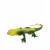 Резиновая фигурка-тянучка «Желтая ящерица с зелеными лапками и боками» 115DB / 23 см.