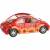 Металлическая машинка Kinsmart 1:32 «Volkswagen Beetle New (с принтом)» KT5062D инерционная / Красный