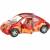 Металлическая машинка Kinsmart 1:32 «Volkswagen Beetle New (с принтом)» KT5062D инерционная / Красный
