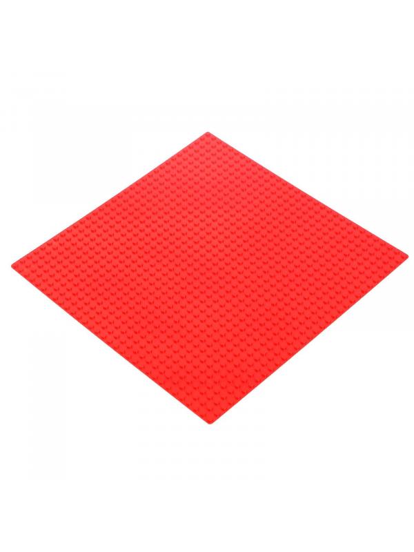 Строительная пластина-основание для конструктора ЛЕГО 25,5x25,5 см. 90004A / Красный