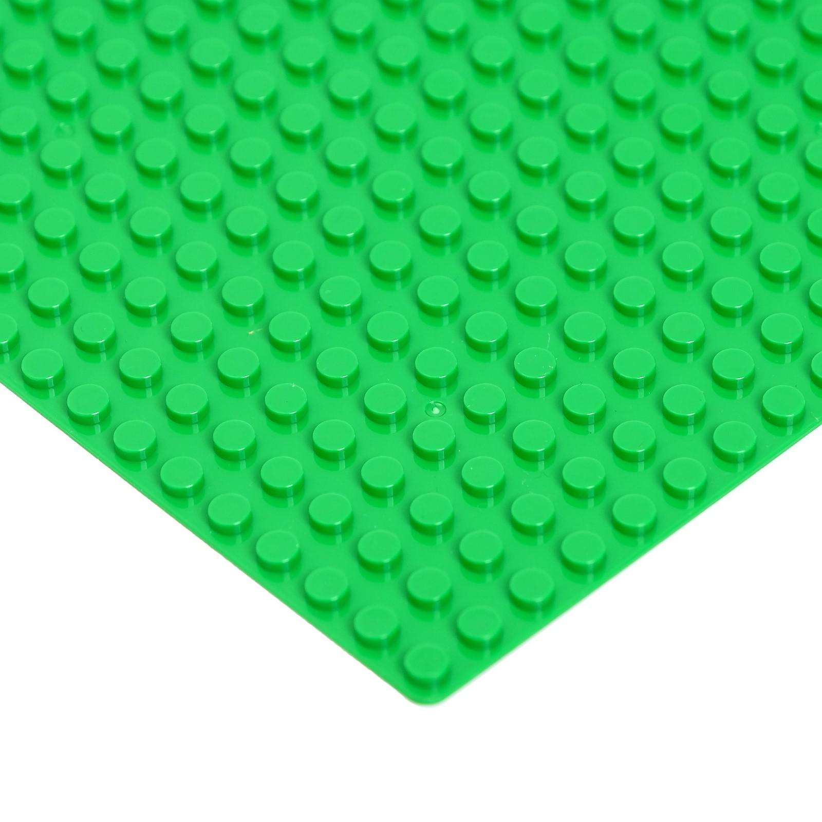 Строительная пластина-основание для конструктора ЛЕГО 25,5x25,5 см. 90004A / Зеленый