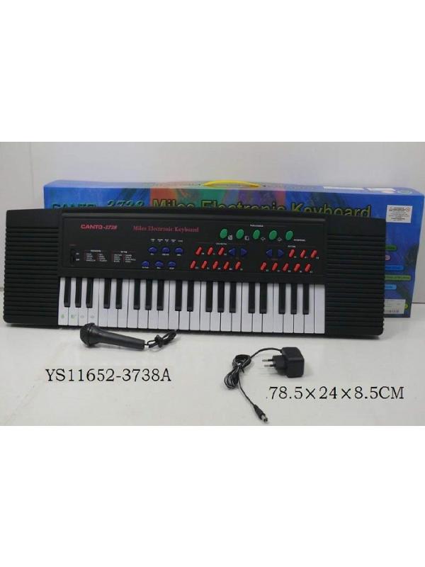 Музыкальная игрушка Синтезатор с микрофоном 78х24х8.5 см