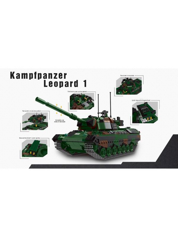 Конструктор XingBao «Танк Leopard 1» XB-06049 / 1145 деталей