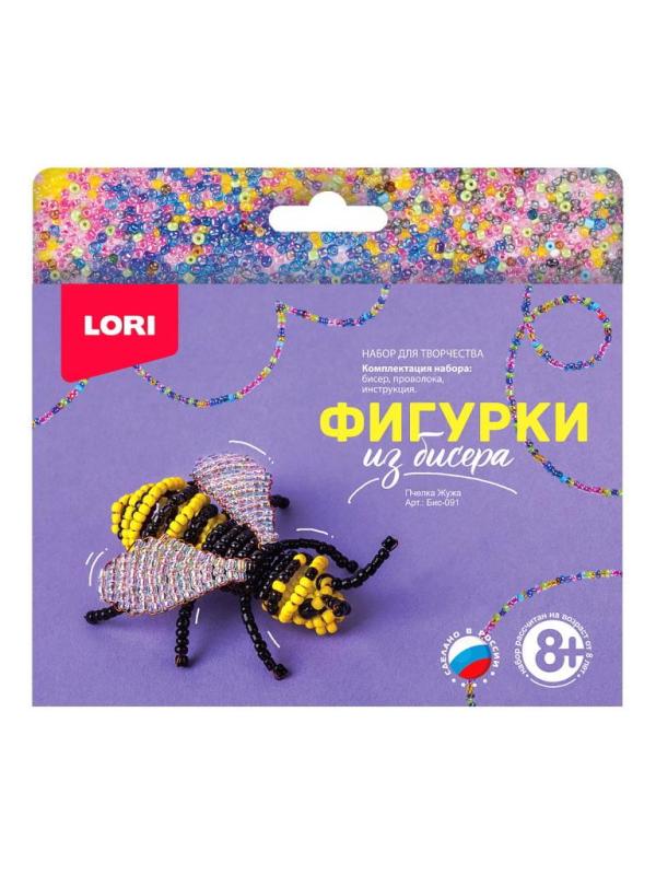 Набор для творчества LORI Фигурки из бисера Пчелка Жужа