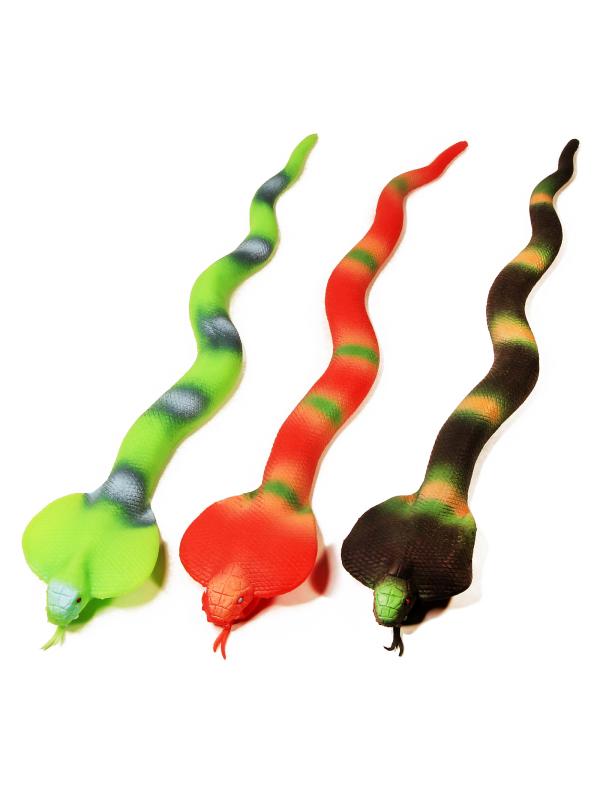 Резиновые фигурки-тянучки «Змеи кобры» 39 см. НА117 / 3 шт.