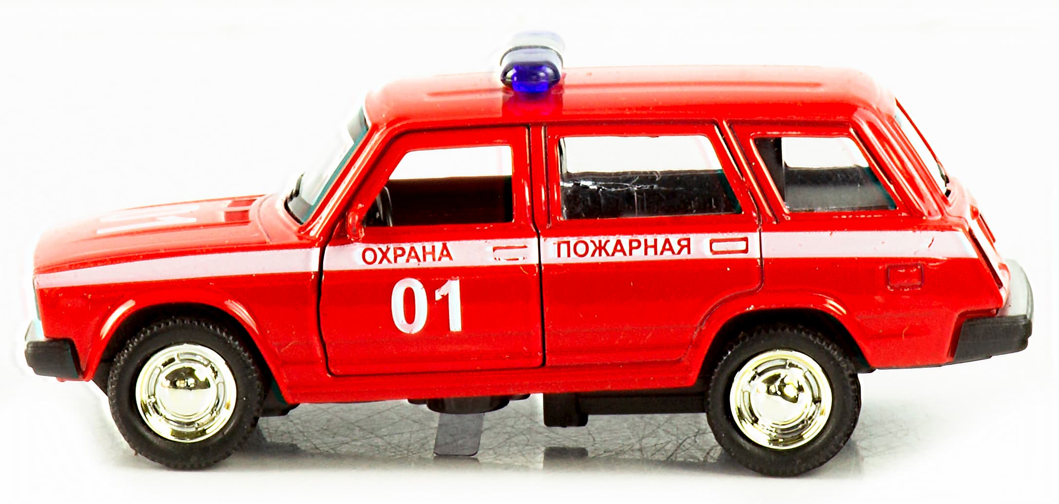 Машинка металлическая 1:32 «Спецслужбы ВАЗ 2104 / ВАЗ 2106» 187Р-188Р-12D, инерционная, свет, звук / Микс