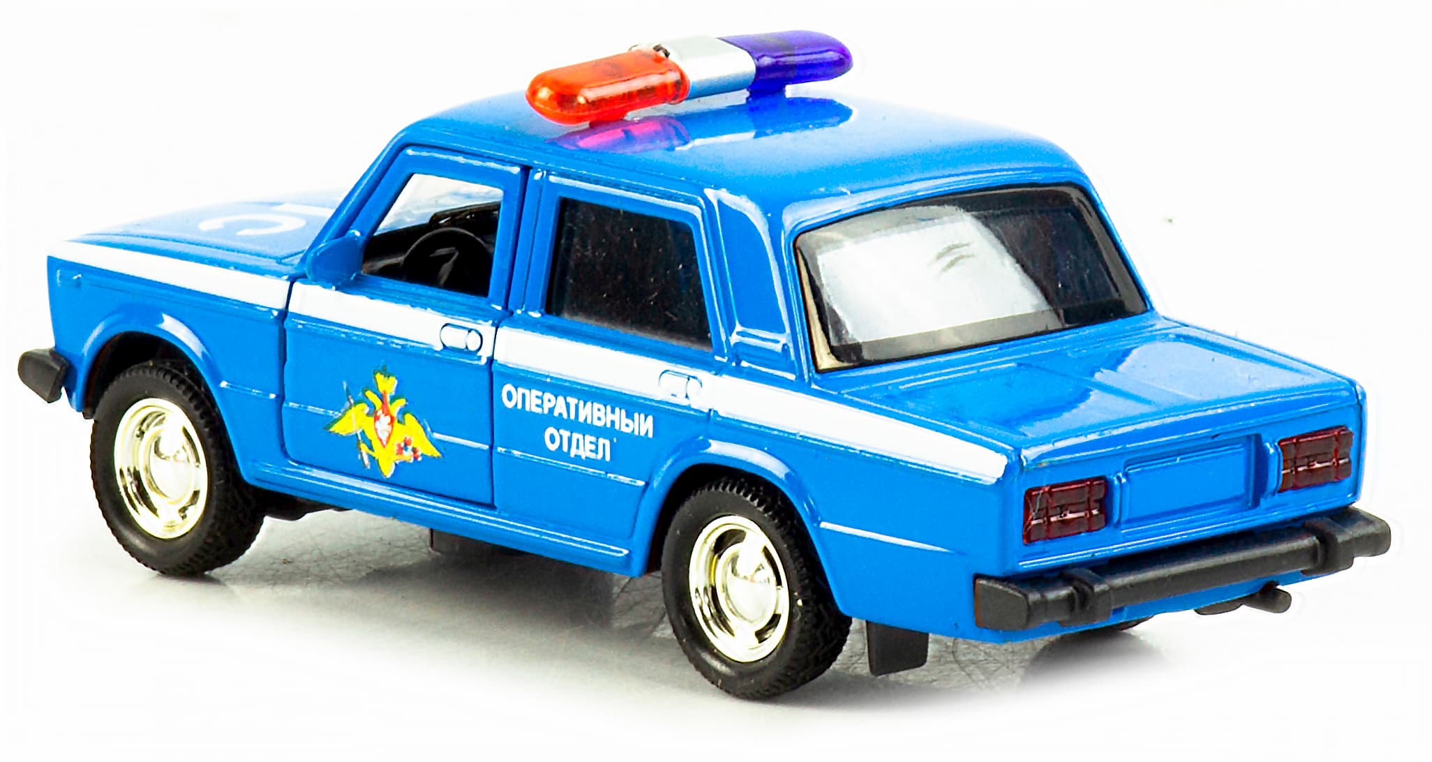 Машинка металлическая 1:32 «Спецслужбы ВАЗ 2104 / ВАЗ 2106» 187Р-188Р-12D, инерционная, свет, звук / Микс