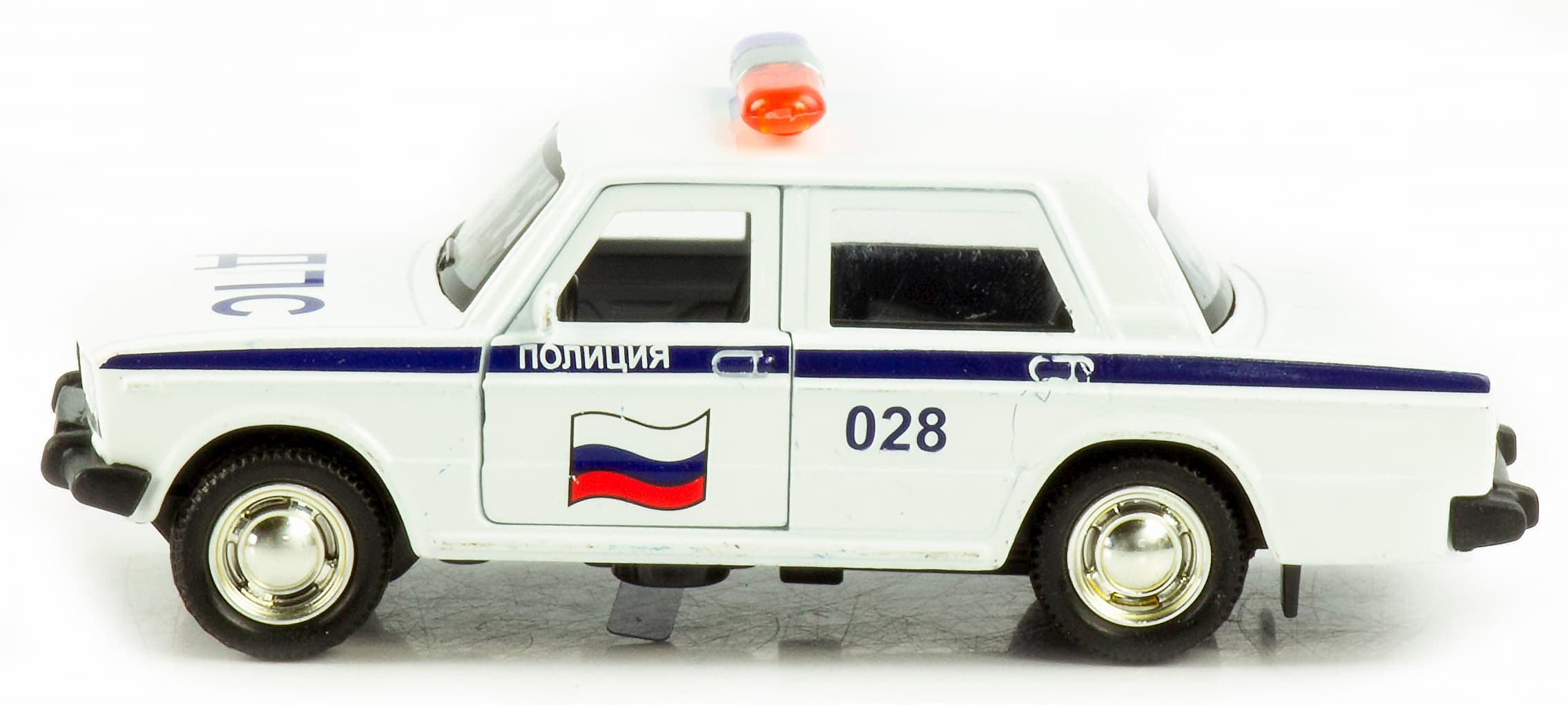 Машинка металлическая 1:32 «Спецслужбы ВАЗ 2104 / ВАЗ 2106» 187Р-188Р-12D, инерционная, свет, звук / Микс