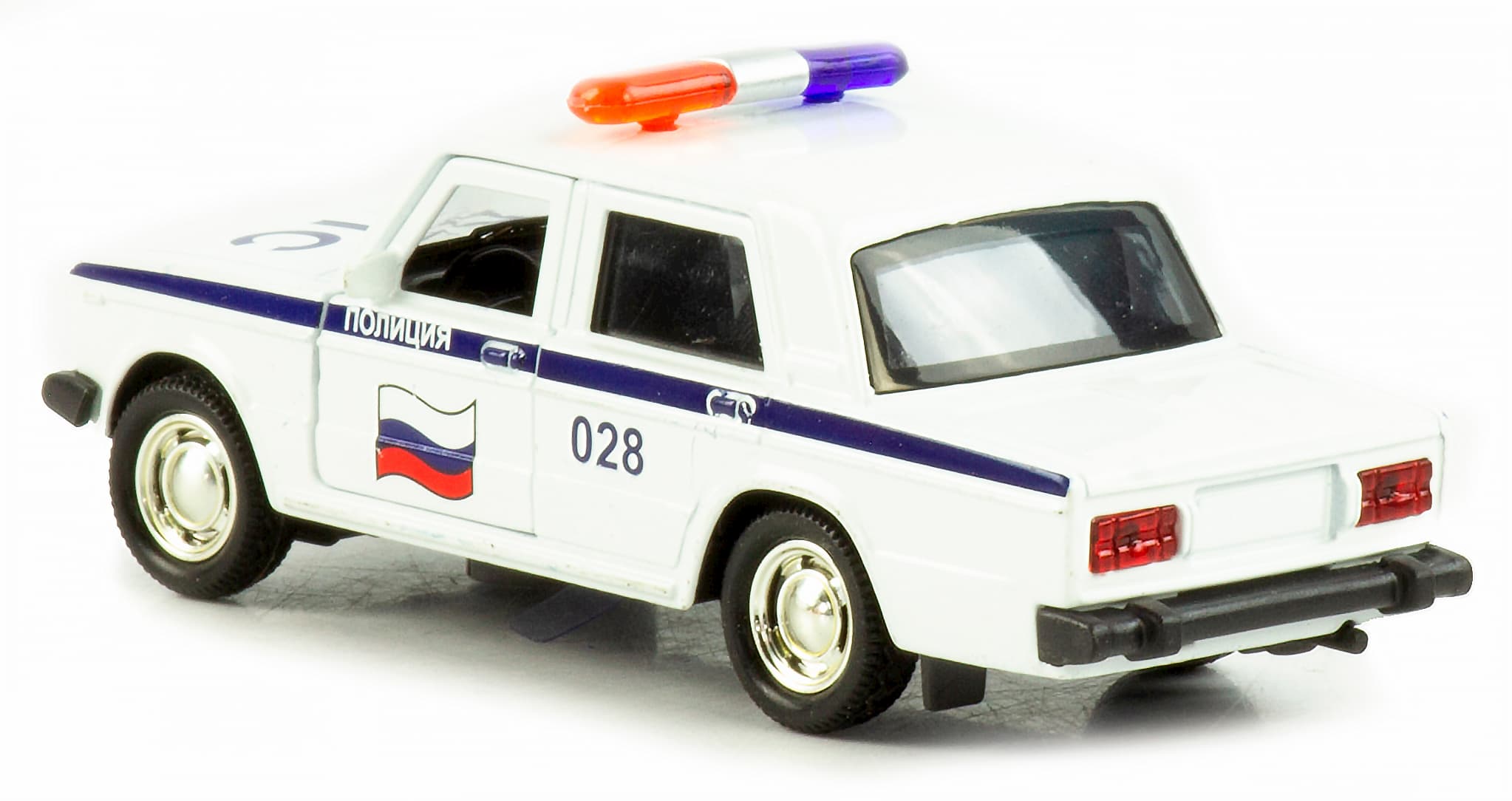 Машинка металлическая 1:32 «Спецслужбы ВАЗ 2104 / ВАЗ 2106» 187Р-188Р-12D, инерционная, свет, звук / Микс