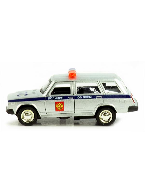Машинка металлическая 1:32 «Спецслужбы ВАЗ 2104 / ВАЗ 2106» 187Р-188Р-12D, инерционная, свет, звук / Микс