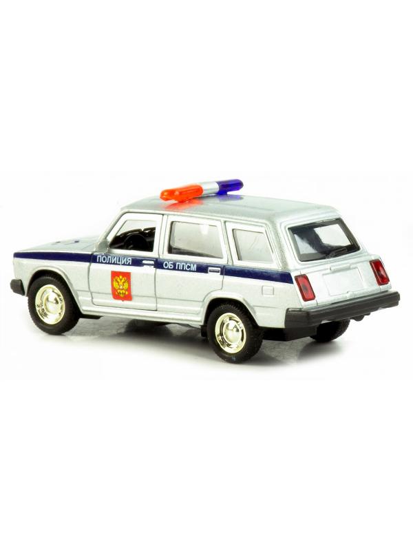 Машинка металлическая 1:32 «Спецслужбы ВАЗ 2104 / ВАЗ 2106» 187Р-188Р-12D, инерционная, свет, звук / Микс