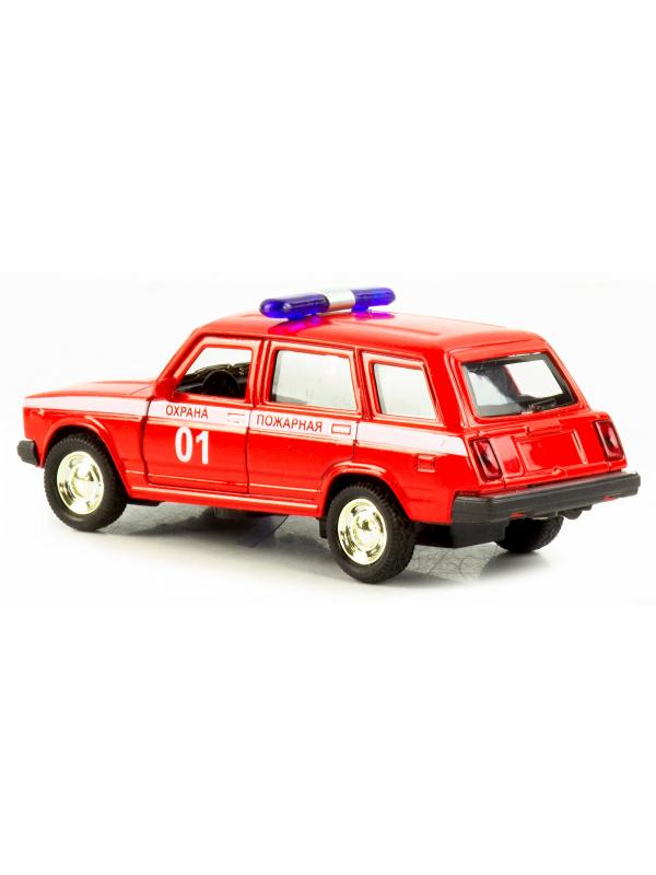 Машинка металлическая 1:32 «Спецслужбы ВАЗ 2104 / ВАЗ 2106» 187Р-188Р-12D, инерционная, свет, звук / Микс