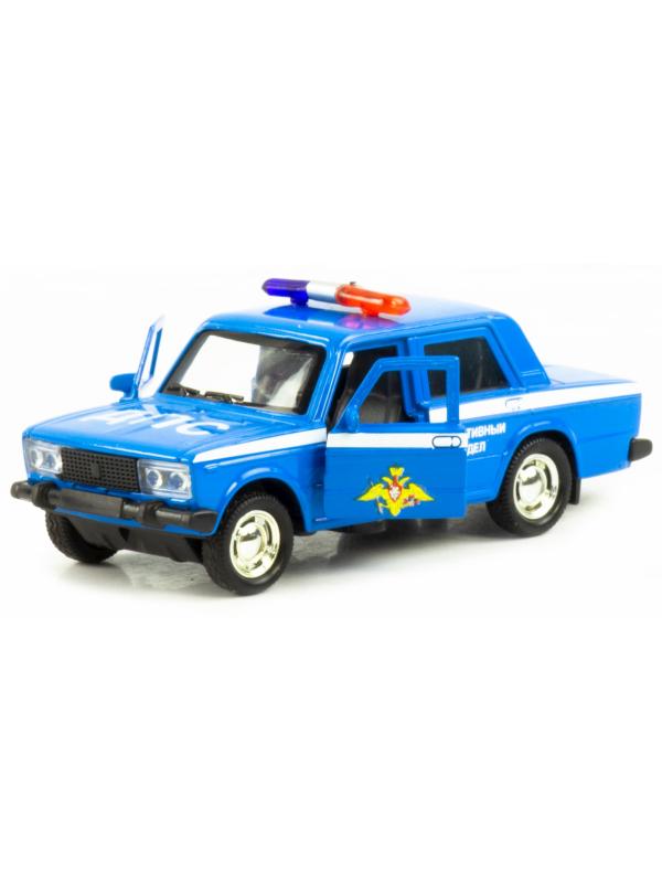 Машинка металлическая 1:32 «Спецслужбы ВАЗ 2104 / ВАЗ 2106» 187Р-188Р-12D, инерционная, свет, звук / Микс
