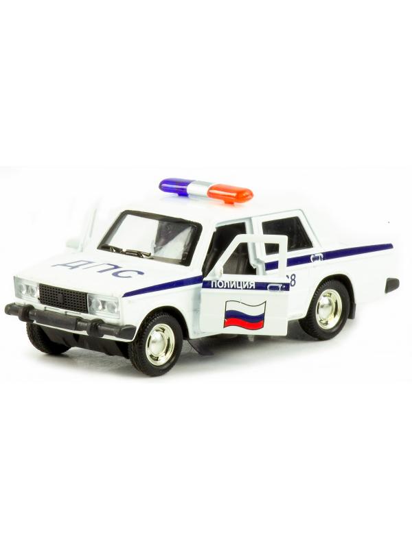 Машинка металлическая 1:32 «Спецслужбы ВАЗ 2104 / ВАЗ 2106» 187Р-188Р-12D, инерционная, свет, звук / Микс